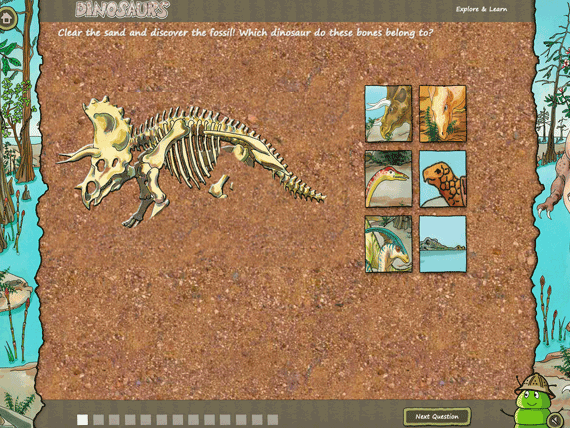 Dinosaurs App Contents